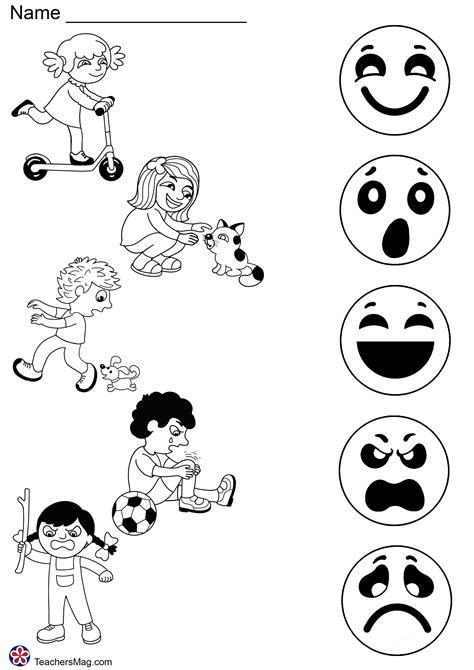 preschool emotions clipart|emotions worksheet preschool printable.